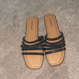 Brand new Womens bedazzled sandals